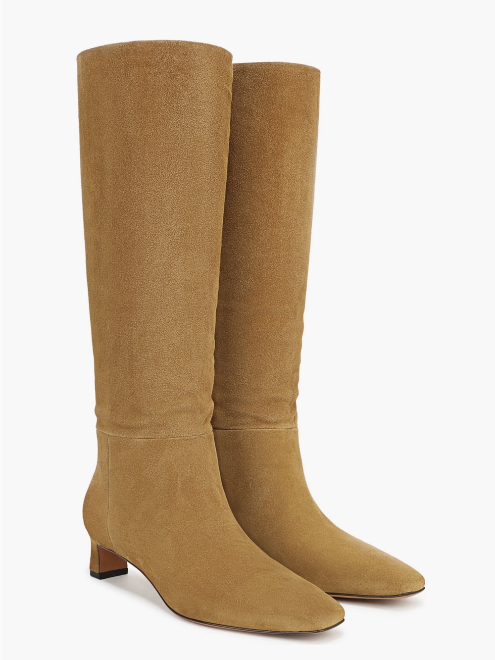 VINCE Harlan Tan Suede‎ Knee High Boots NWOB!